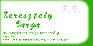 keresztely varga business card